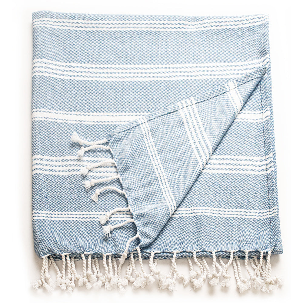 Softarble Extra Large Towel (90cm x 180cm), (Blue) –